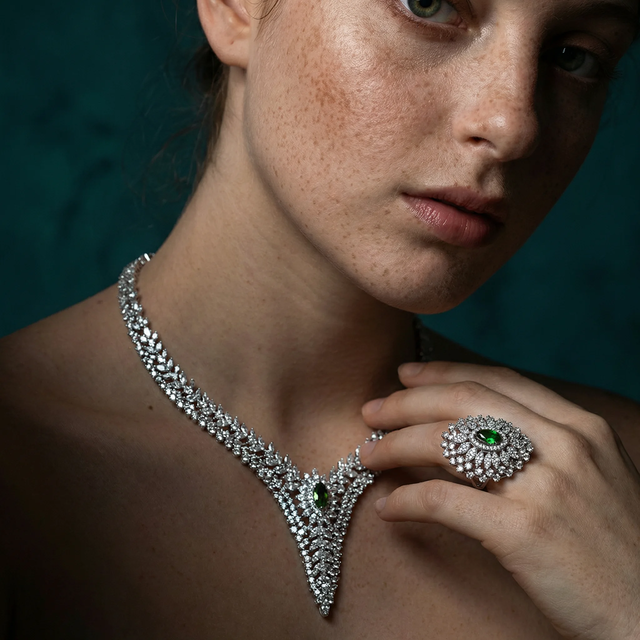 Emerald Diamond — close detail
